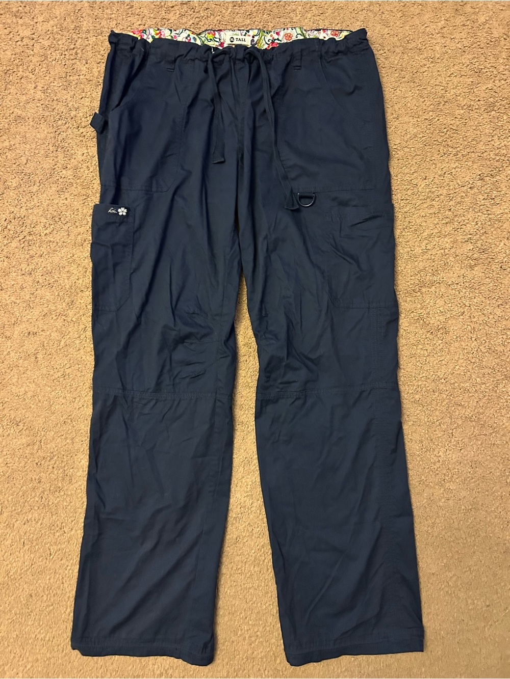 koi by Kathy Peterson Navy Blue Women’s Scrub Pants size XL Tall